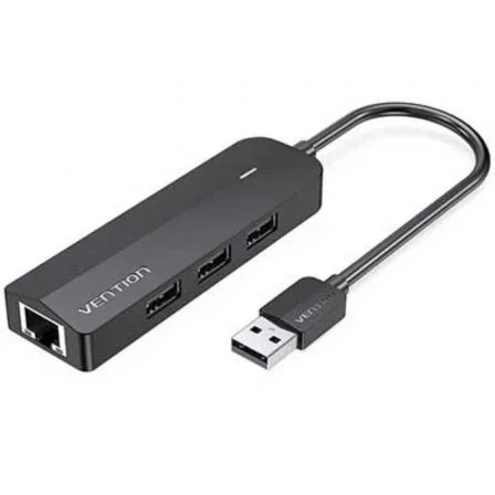 Vention Docking USB 2.0 CHPBB 3 puertos USB 1 Micro USB PD 1 RJ45 Negro Vention Docking USB 2.0 CHPBB 3 puertos USB 1 Micro USB PD 1 RJ45 Negro